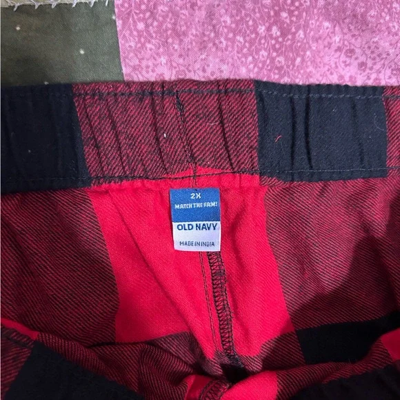 NWT Old Navy Red Buffalo Check Plaid Pajama pants Size 2X - Picture 3 of 6